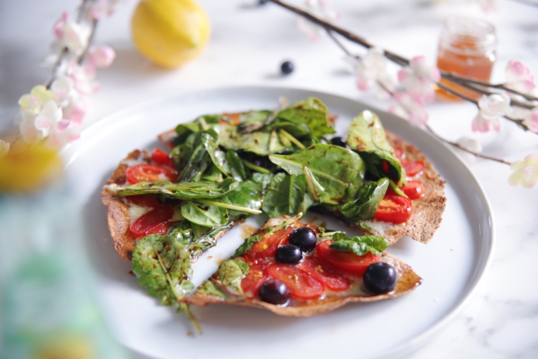 Blueberry & Mascarpone Pizza