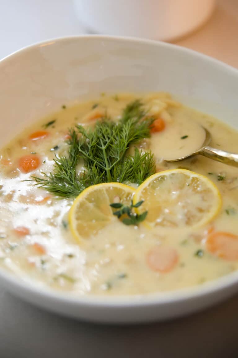Lemon Orzo Soup Recipe