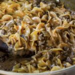 one pot ground beef stroganoff